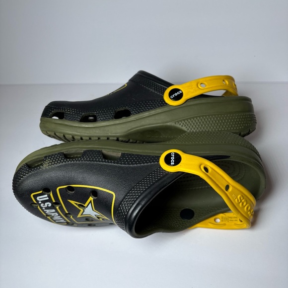 Crocs Women’s 7 Men’s 5 Slip On Clogs United States US Army Military Shoes Comfy - Picture 4 of 7